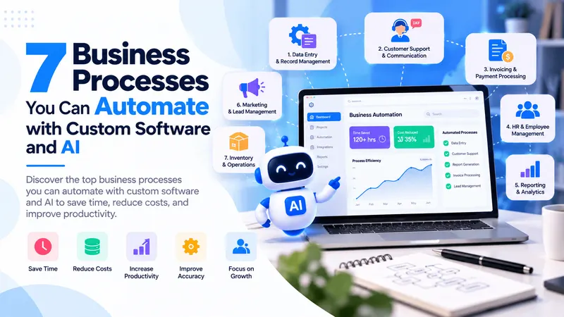7 Business Processes You Can Automate with Custom Software and AI
