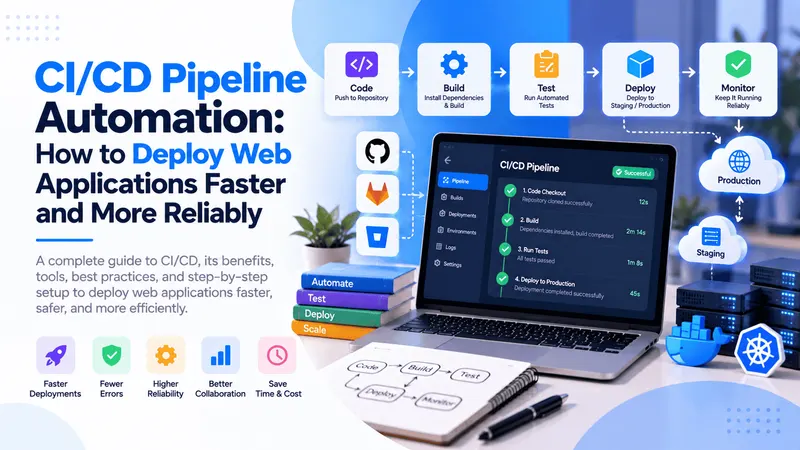CI/CD Pipeline Automation: How to Deploy Web Applications Faster and More Reliably