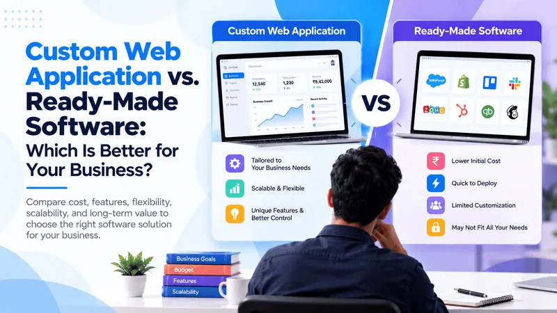 Custom Web Application vs. Ready-Made Software: Which Is Better for Your Business?